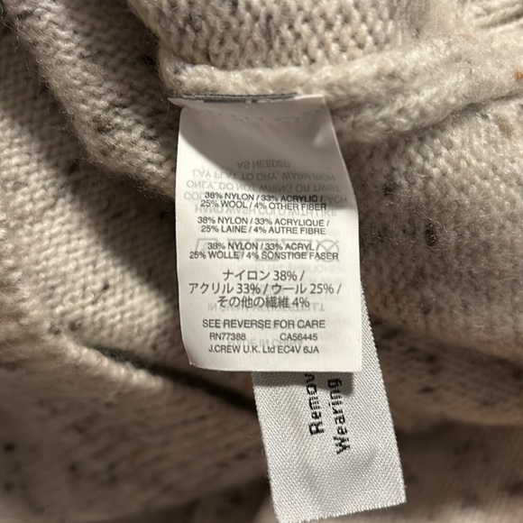 Madewell Donegal Button-Sleeve Sweater-Dress size L - Picture 3 of 6